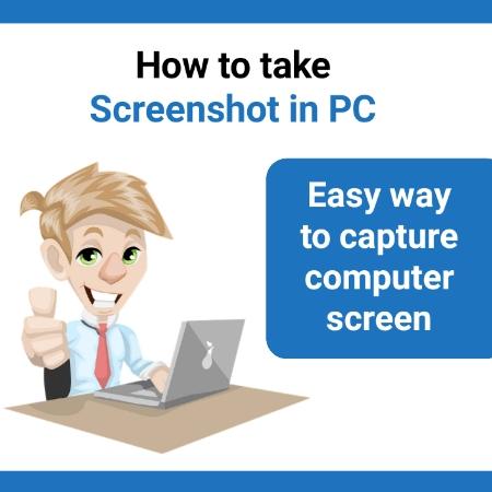 how to take a screenshot in PC