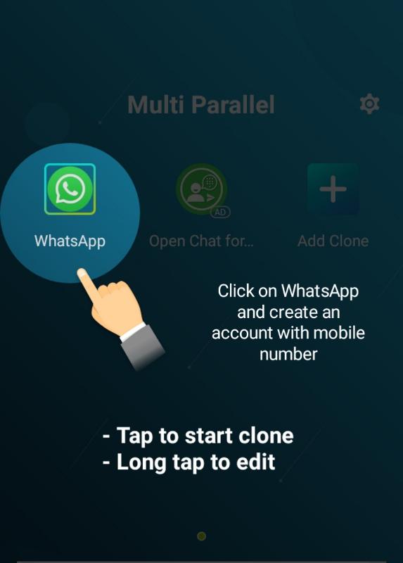 how to use 2 WhatsApp in a single phone