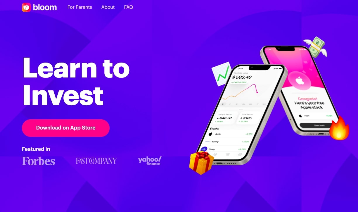 Bloom Investing App Review Stock Investing App for Teens